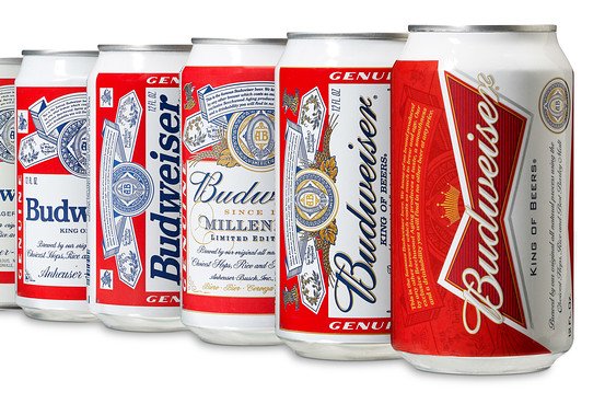 New Budweiser design and several can redesigns